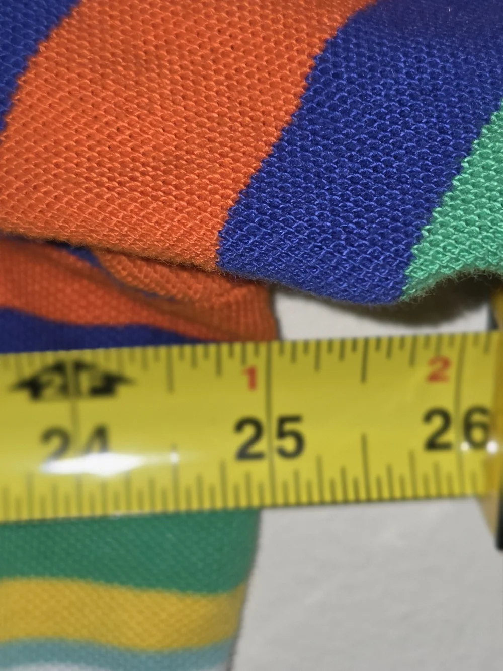 Polo by Ralph Lauren Royal Blue Multicolor Striped Polo Size XXL